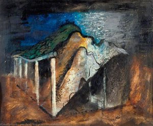 Barn At Lewknor, Oxfordshire — John Piper