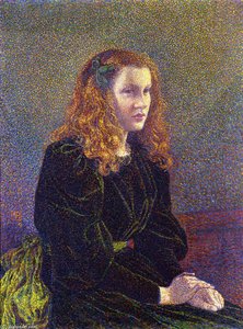 Girl In Green — Theo Van Rysselberghe