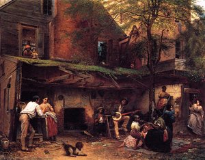 Negro Life In The South — Jonathan Eastman Johnson