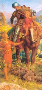 The Rescue — Arthur Hughes, Pre-raphaelites