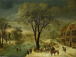 Winter Scene — Jacques Fouquier