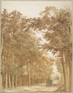 Forest Road With Two Horse-drawn Carts, C. 1638-1642 — Cornelis Hendrickszoon Vroom, Baroque Landscape