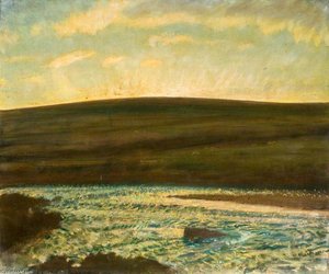 Brightworthy Ford, Withypool, Exmoor - (8) — Sir Alfred James Munnings