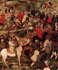 Christ Carrying The Cross (detail) — Pieter Bruegel The Elder, Northern Renaissance