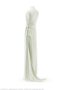 Pistachio Green Evening Gown With Train — Captain Edward H. Molyneux