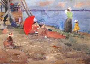 Revere Beach — Maurice Brazil Prendergast