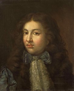 Portrait Of Thedoor Netscher (1661-1728), The Artist"s Oldest Son, Caspar Netscher, 1671 - 1684 — Netscher, Caspar