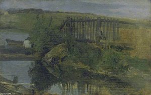 Study From Nature - At Twickenham — John Linnell