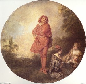 L Orgueilleux — Jean-antoine Watteau