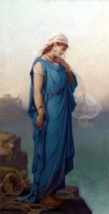 The Poetess Sappho In Contemplation