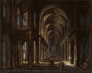 Interior Of A Church — Pieter The Elder Neeffs