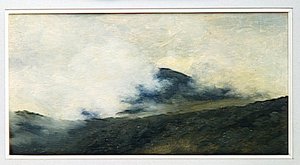 La Rocca Di Papa Montagne Dans Les Nuages — Pierre De Valenciennes