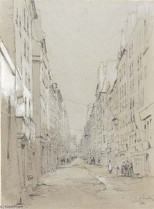 Rue Saint Martin, Paris — John Scarlett Davis