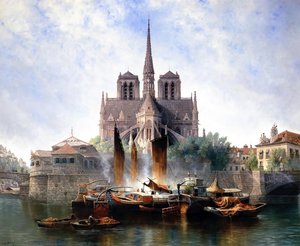 Notre Dame, Paris — Edwin Deakin, Realism