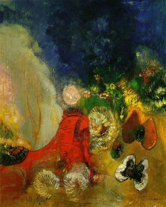 The Red Sphinx — Odilon Redon