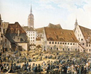 Viktualienmarkt — Domenico Quaglio