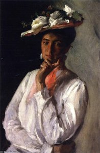 Lady In White — William Merritt Chase