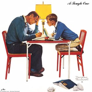 A Tough One — Norman Rockwell