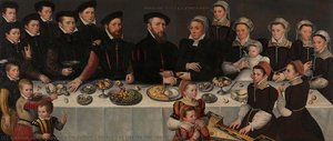 Portrait Of The De Mucheron Family — Cornelis De Zeeuw