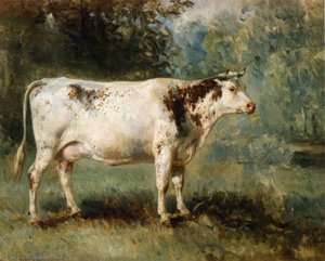 A Cow In A Landscape — Constant Troyon