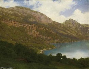 Vierwaldstättersee Mit Blick Auf Die Rigiflanke — Robert Zund