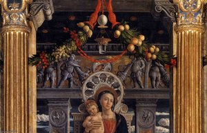 Until1470 - San Zeno Polyptych (detail) — Andrea Mantegna