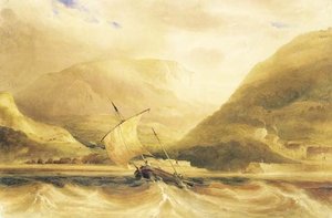 Coastal Scene Near Exmouth — Conrad Martens