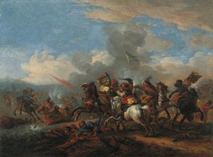 A Battle Between Christians And Turks