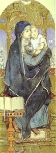 The Virgin And Child — Victor Vasnetsov