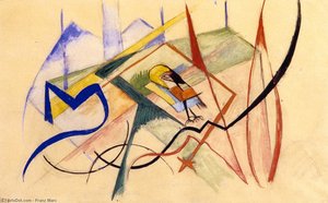 Small Fabulous Beast — Franz Marc, German Expressionism