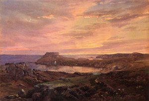 Old Fort At Conanicut, Rhode Island — William Trost Richards