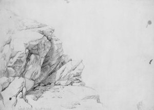 Rocks By The Sea, Newport — Daniel Huntington
