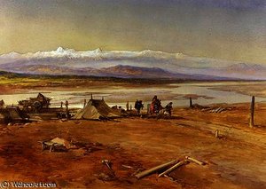 The River Chenab, Punjab — William Simpson