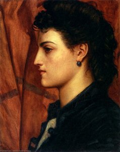 Head of an italian girl