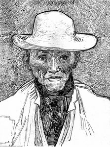 Farmer With Straw Hat — Vincent Willem Van Gogh