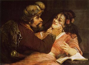 Juda And Tamar — Aert De Gelder