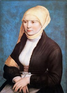Portrait Of A Young Woman Sun — Hans Holbein The Younger, Northern Renaissance