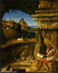 Saint Jerome Reading — Giovanni Bellini