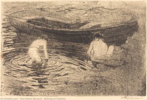 Bathing At Talloires — Paul Albert Besnard