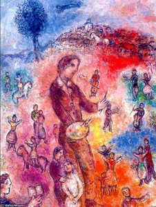 Artist At A Festival — Marc Chagall