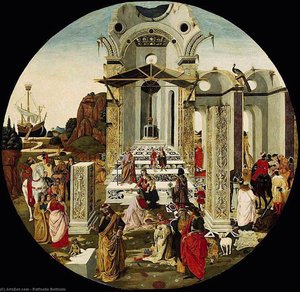 The Adoration Of The Magi — Raffaello Botticini