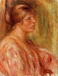 Portrait Of A Woman — Pierre-auguste Renoir, Impressionism