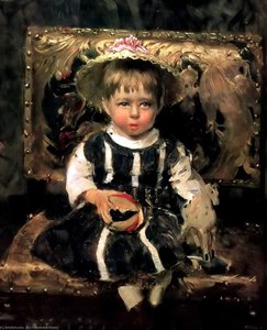 Portrait Of Vera Repina — Ilya Yefimovich Repin