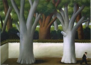 Homme Dans La Rue — Fernando Botero