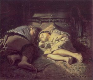 Children Sleeping — Vasily Grigoryevich Perov