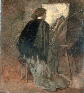 Elève Américaine Peignant — Thomas Couture
