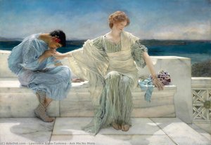 Ask Me No More — Lourens Alma Tadema