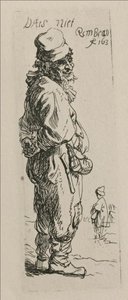 A Beggar. And A Companion Piece, Turned To The Right — Rembrandt Van Rijn