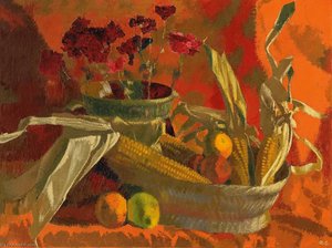 Maiskolben und Orangen II, 1946