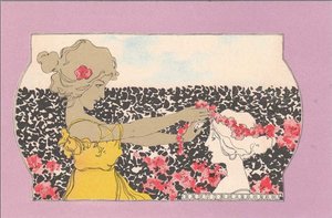 Girls With Purple Surrounds (8) — Raphael Kirchner